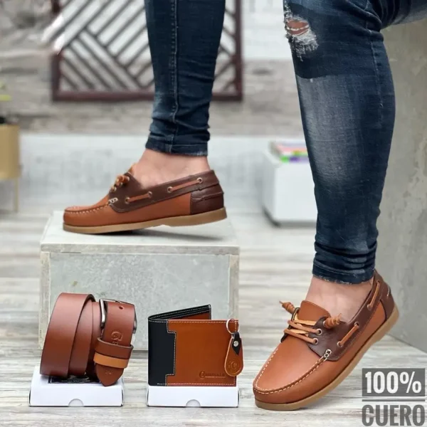 Zapatos, billetera y correa Ref. Cardi. - Imagen 5