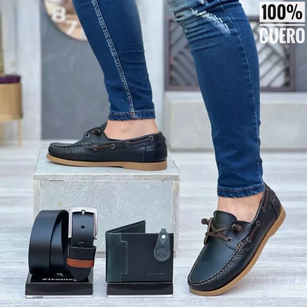 Zapatos, billetera y correa Ref. Cardi. - Imagen 2