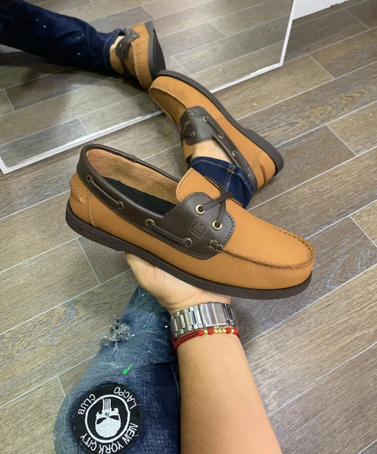 Zapatos mocasines para hombre | de cuero genuino - Imagen 3