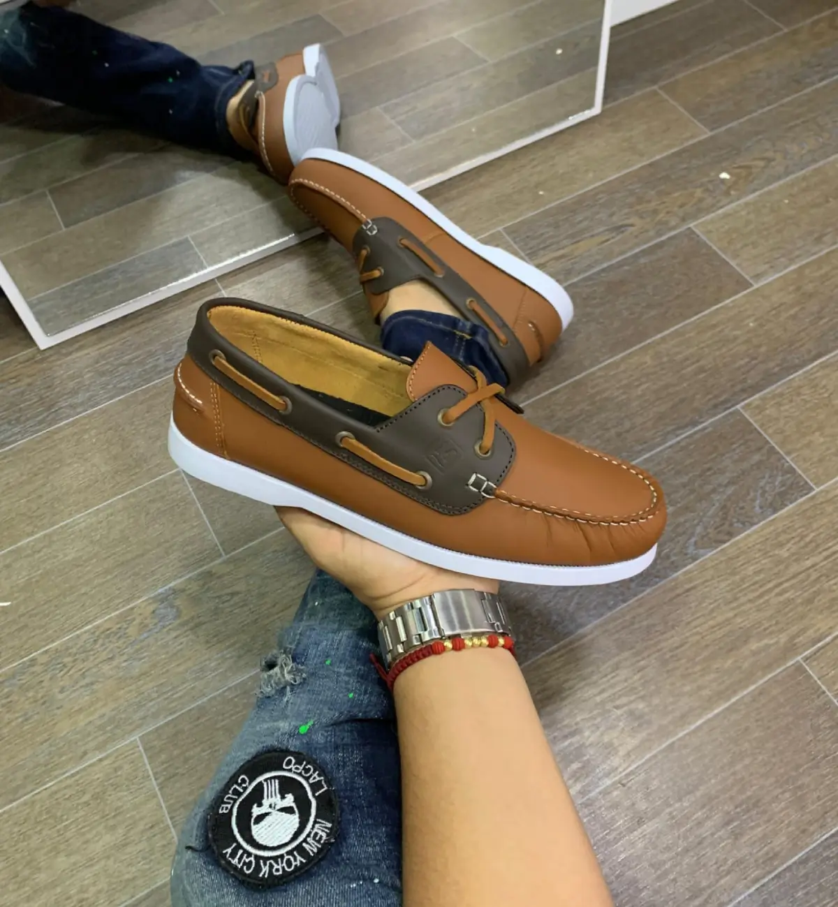 Zapatos mocasines para hombre | de cuero genuino - Imagen 4