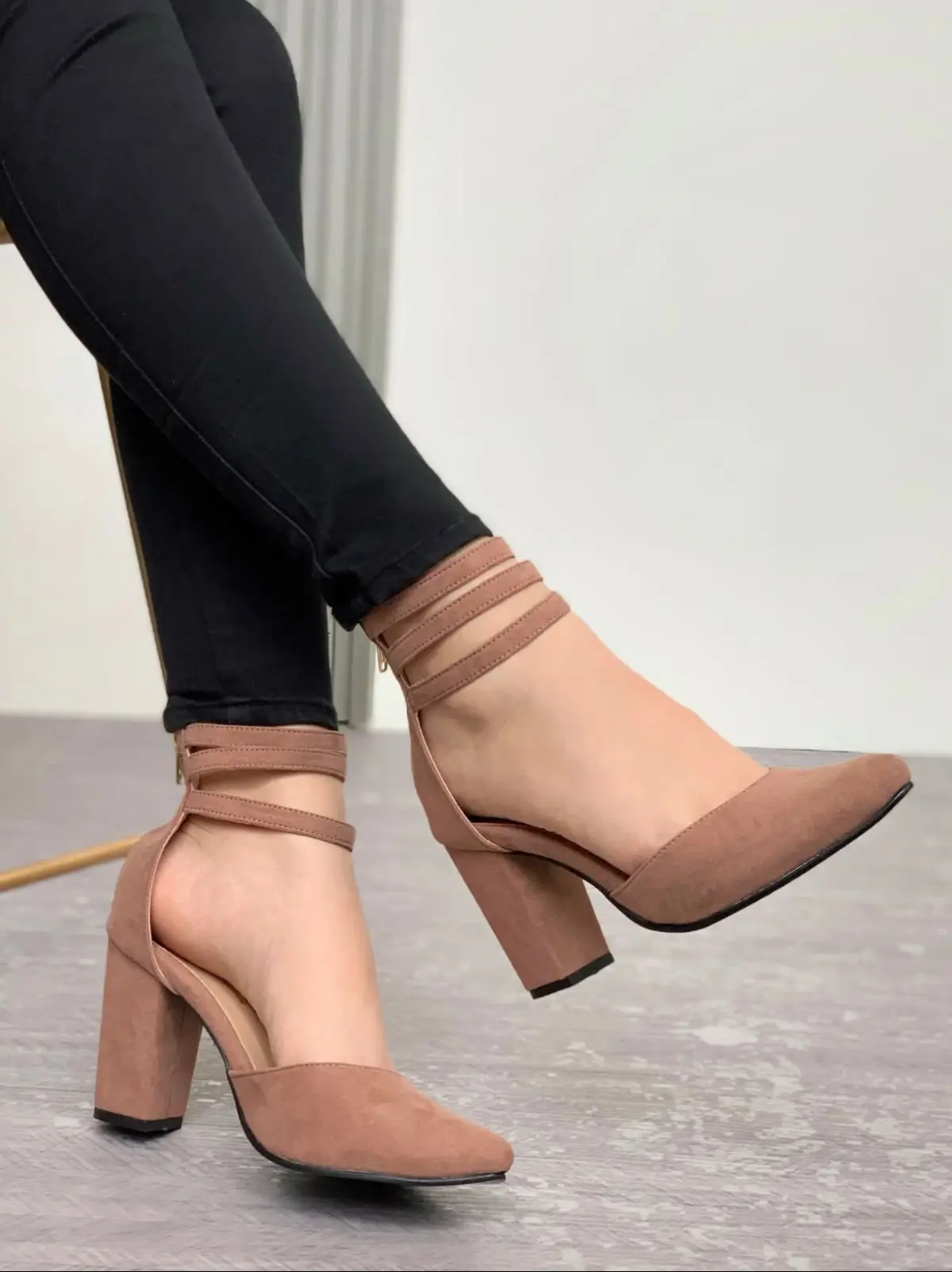 Zapato de tacon doble correa | para mujer - Imagen 3