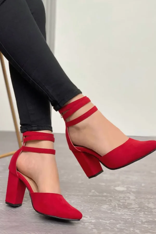 Zapato de tacon doble correa | para mujer