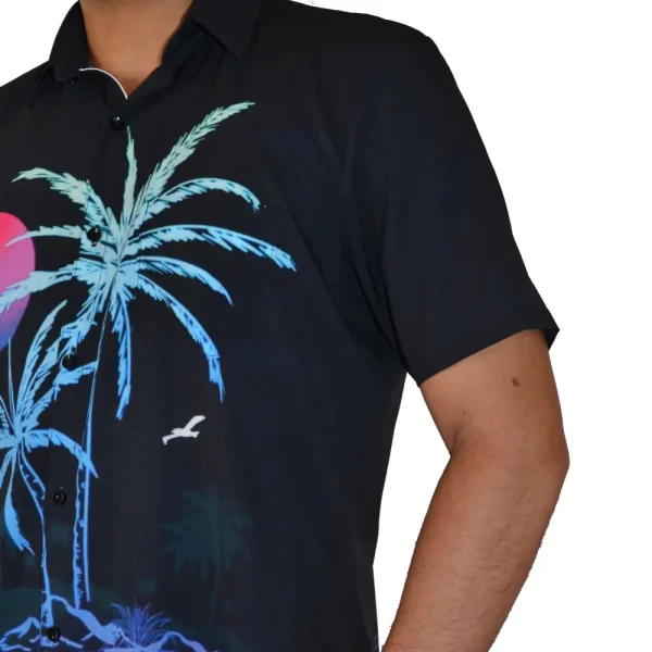 Camisa estampada para hombre, Ref. 1756. - Imagen 2