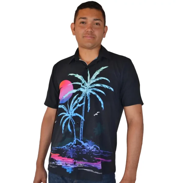 Camisa estampada para hombre, Ref. 1756.