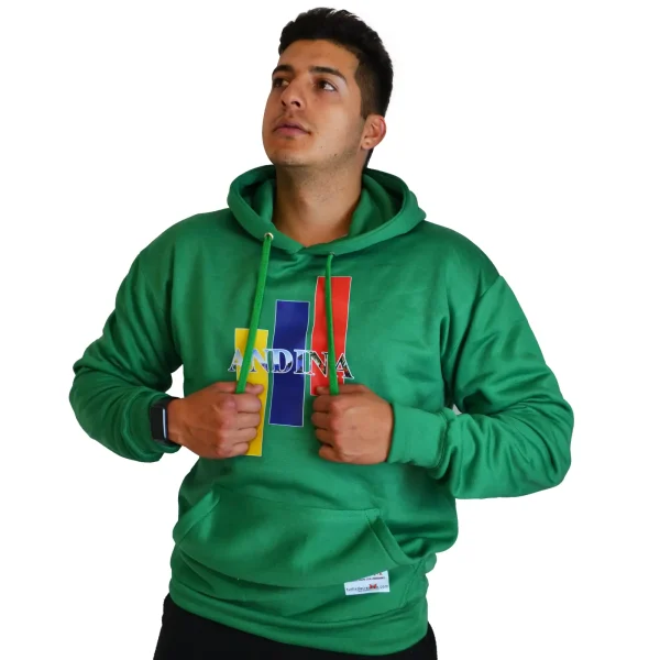 Buzo capotero para hombre color verde cali.