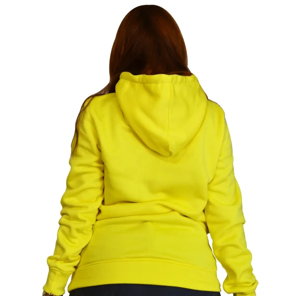 Buzo capotero para mujer color amarillo. - Imagen 3