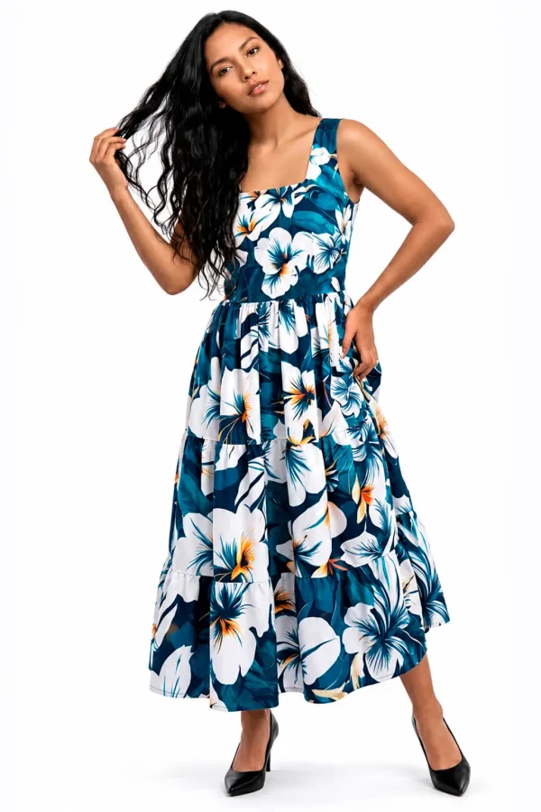 Vestido Midi Estampado de Corte Fluido | Elegancia y Frescura | Tu Moda Creativa