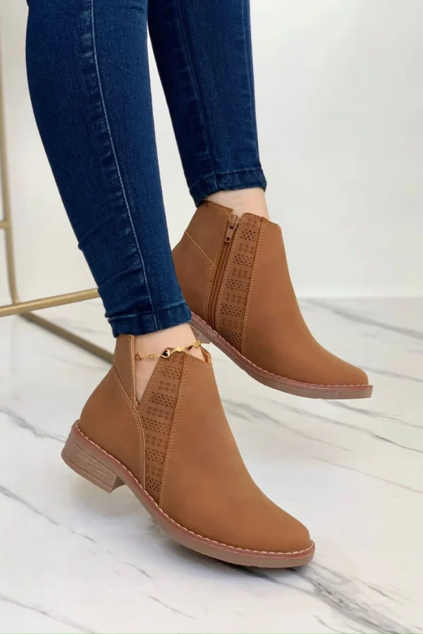 zapato-botin-para-mujer-cirte-laser-color-miel