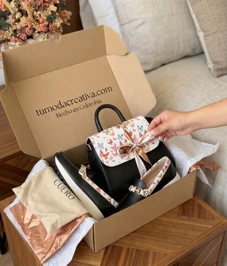 Bolso- y zapato mocasin-en-cuero-para mujer